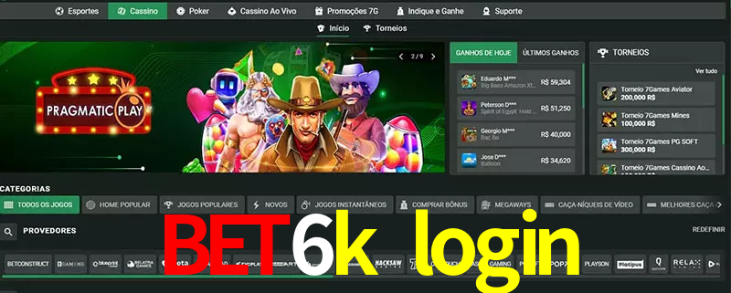 cassino bet6k login